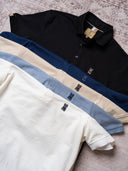 Tipo Polo Blanca Textura VRSI