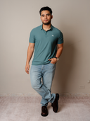 Tipo Polo Verde Petróleo AO