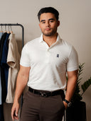 Tipo Polo Blanca Textura VRSI