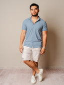 Camisa Roosevelt Celeste MC