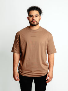  Playera Básica Porto Blanco Café