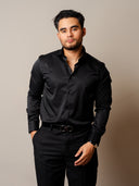 Camisa ARON IMANI Negra Premium
