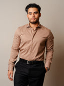 Camisa ARON IMANI  Moca Premium