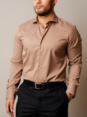 Camisa ARON IMANI  Moca Premium