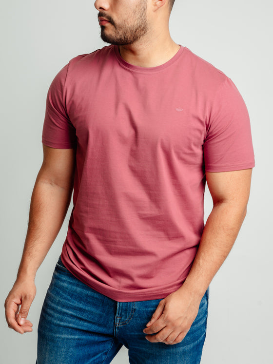 Playera Básica Porto Blanco Malva