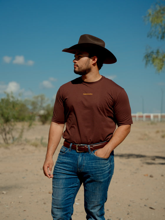 Playera Relaxed Fit Porto Blanco Café