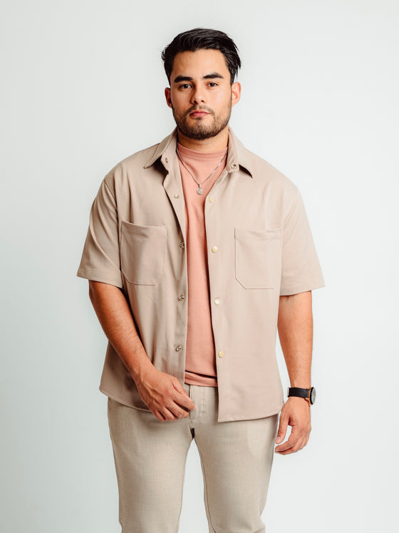 Sobrecamisa Winton Beige