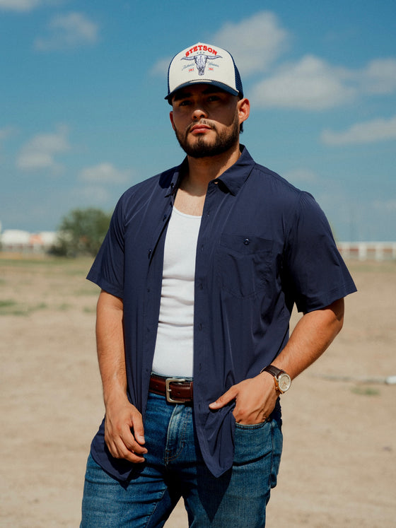 Camisa Porto Blanco Explorer Azul