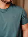 Playera Básica Porto Blanco Verde