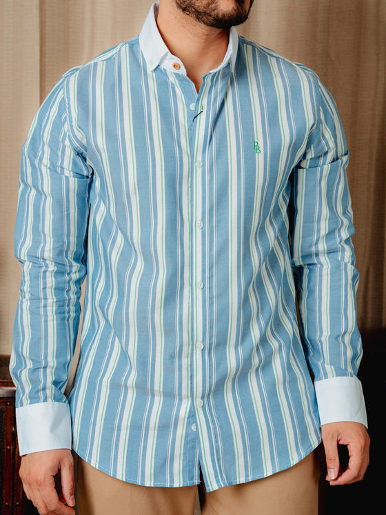 Camisa Porto Blanco Rayas