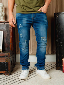  Jeans Slim Tono Medio