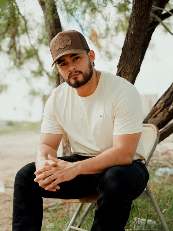 Playera Básica Porto Blanco Hueso