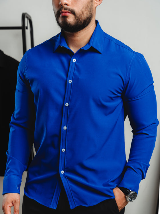 Camisa Básica Azul