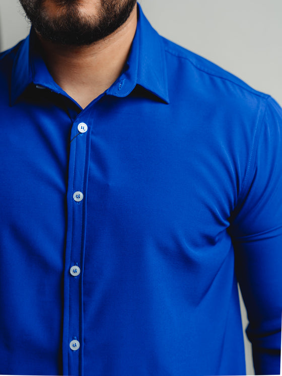 Camisa Básica Azul