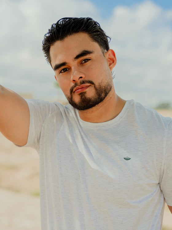 Playera Básica Porto Blanco Jaspe