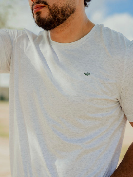 Playera Básica Porto Blanco Jaspe