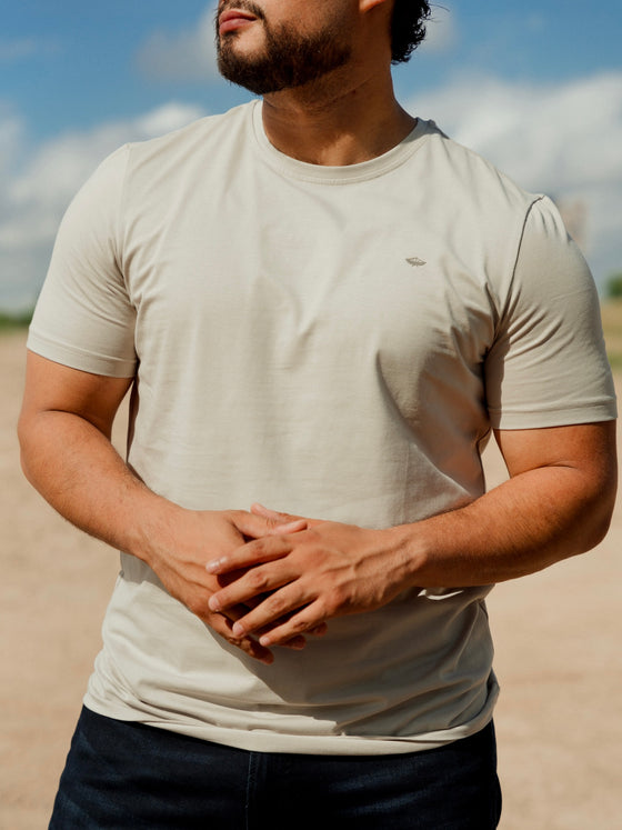 Playera Básica Porto Blanco Nude