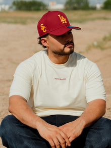  Playera Relaxed Fit Porto Blanco Hueso