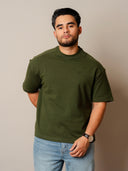 Playera Boxy Verde