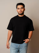 Playera Boxy Negra