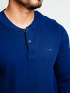 Playera Henley Marino