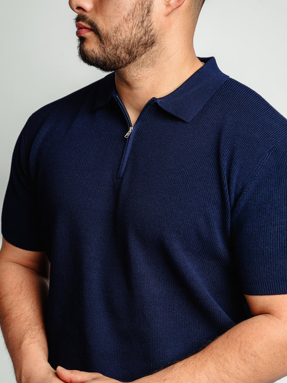 Polo Bourges Azul