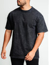 Playera Energía Essential Black Acid Wash