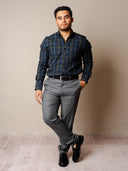 Pantalón Comfort Gris 01