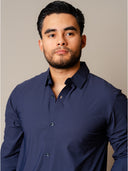 Camisa Roosevelt Azul ML