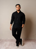 Pantalón Comfort Negro 01