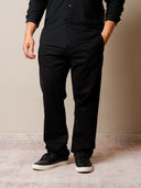 Pantalón Comfort Negro 01