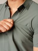 Camisa Roosevelt Olivo MC