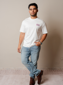 Playera Caution Blanco