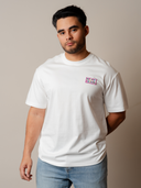 Playera Caution Blanco