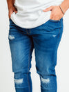 Jeans Slim Tono Medio