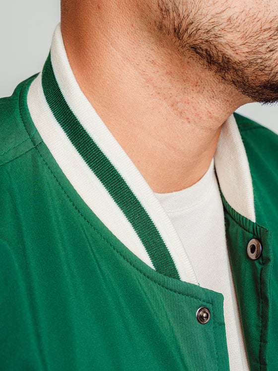 Chaqueta Varsity Verde