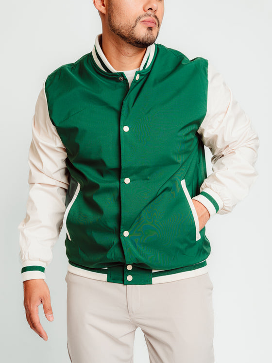 Chaqueta Varsity Verde