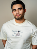 Playera Boring Hueso