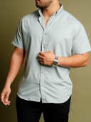 Camisa Linaje Menta MC