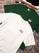 Playera Caution Blanco