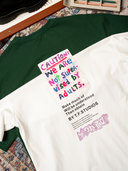 Playera Caution Blanco