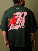 Playera Oversize Green Star