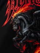 Playera Oversize Black Horse