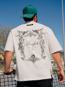 Playera Oversize White Angels