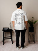 Playera Oversize White Angels